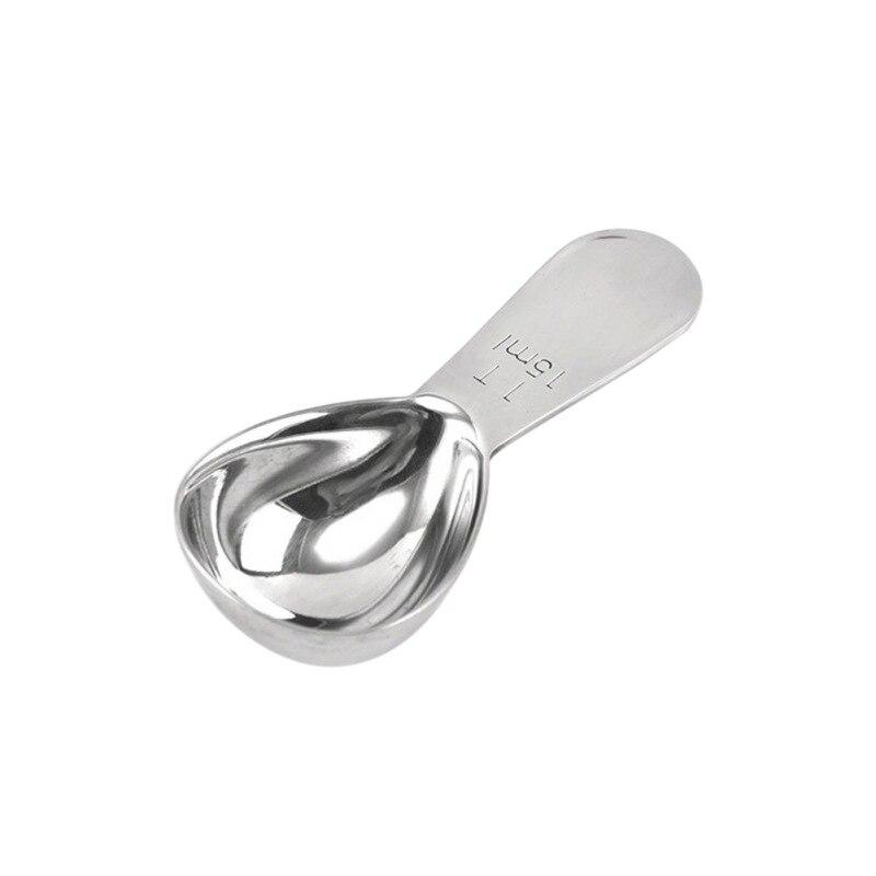 Coffee Spoon With Scale Measuring 304 Stainless Steel Formula Milk Seasoning Spoon Kitchen Supplies