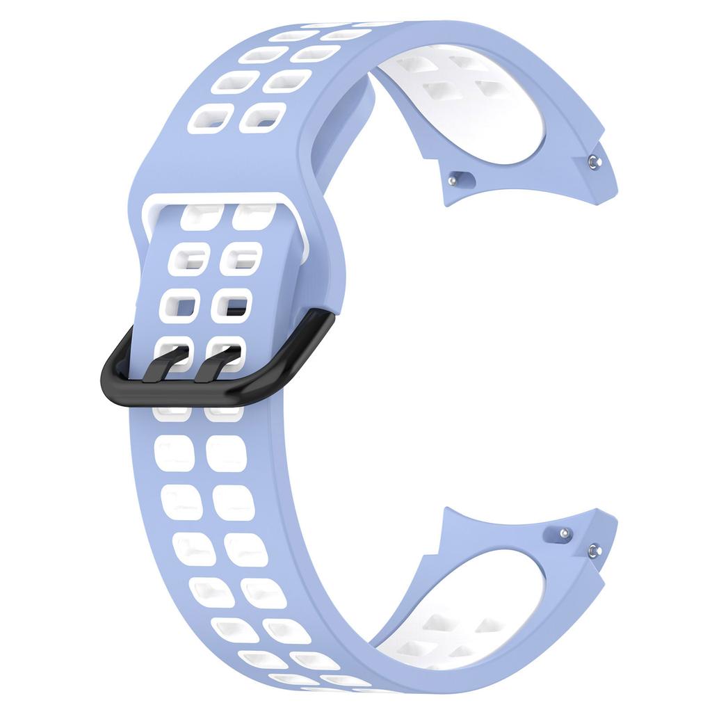 Two-color Silicone Strap for Samsung Galaxy Watch 7/6/Classic/5/4 44mm 40mm 47mm 43mm/5 Pro 45mm Bracelet Watchband Accessories