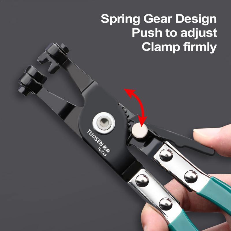 Car Hose Clamp Pliers Remover Tool Long Reach Auto Hose Clamp Puller Elbow/straight Pipe Clamp for Car Exhaust Pipe C Clamp
