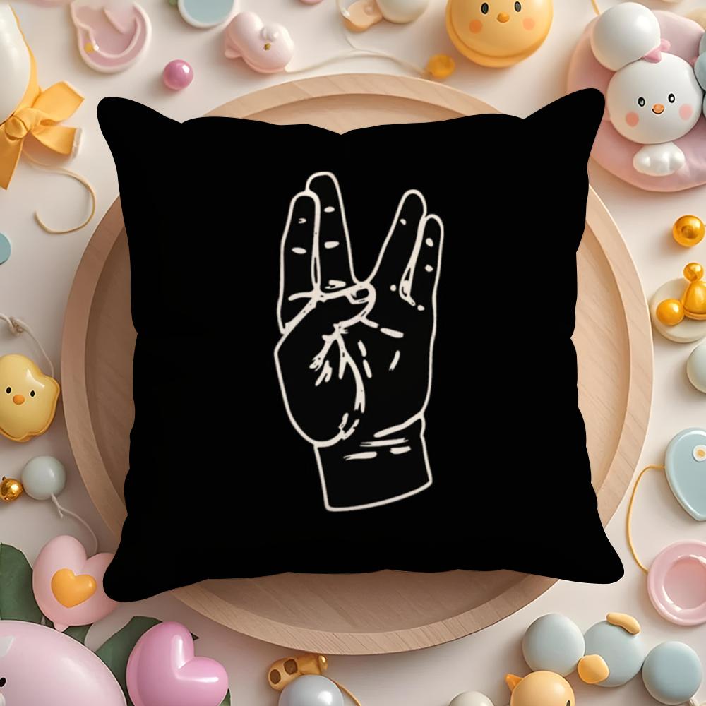 Rapper D-Damso Pillow Case Short Plush Double-Sided Printing Home Machine Washable In Warm Winter Cushion Cover