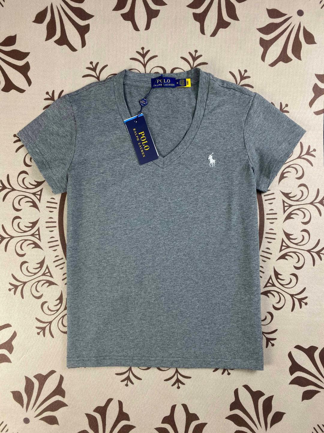 Ralph Lauren Women s Embroidered Cotton V-Neck Short-Sleeve T-Shirt XL