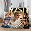 3D Handsome Josh Hutcherson Star Soft Flannel Blanket for Beds Bedroom Sofa Picnic,Throw Blanket for Cover Outdoors Leisure Gift