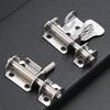 Stainless Steel Door Latch Gate Safety Lock Sliding Mechanism Sliding Bolts Latch Toilet Door Lock Easy Installation Hasp Lock