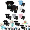 Kurzes Cocomelon Kinder Ärmel T-Shirt Shorts Jungen Mädchen 2er Set Oberteile Hosen Freizeit