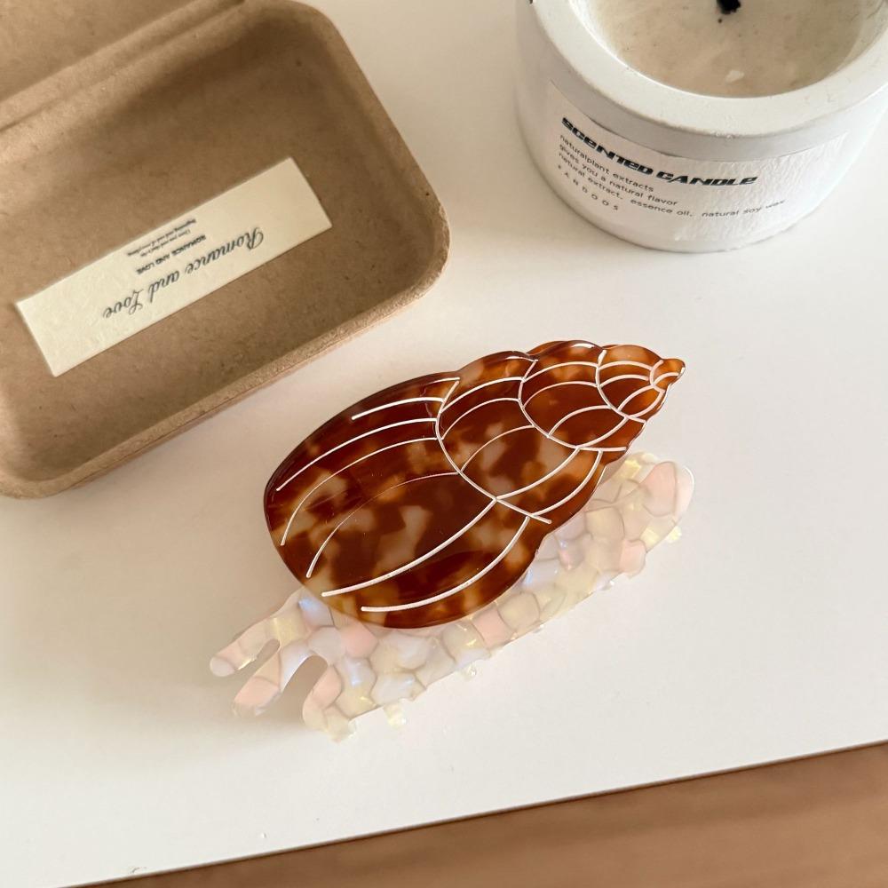 Strand Kopfbedeckung Ozean Serie Haarklammer Koreanischer Stil Geometrie Hai-Klammer Muschel Haarklammer Täglich