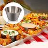 Stainless Steel Sauce Cup Round Dipping Tomato Condiments Bowl Kitchen Accessory