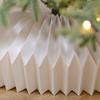 Honeycomb Christmas Tree Collar Foldable Paper Christmas Tree Base Stand Cover Basket Skirt Collar for 12"-25" Stands
