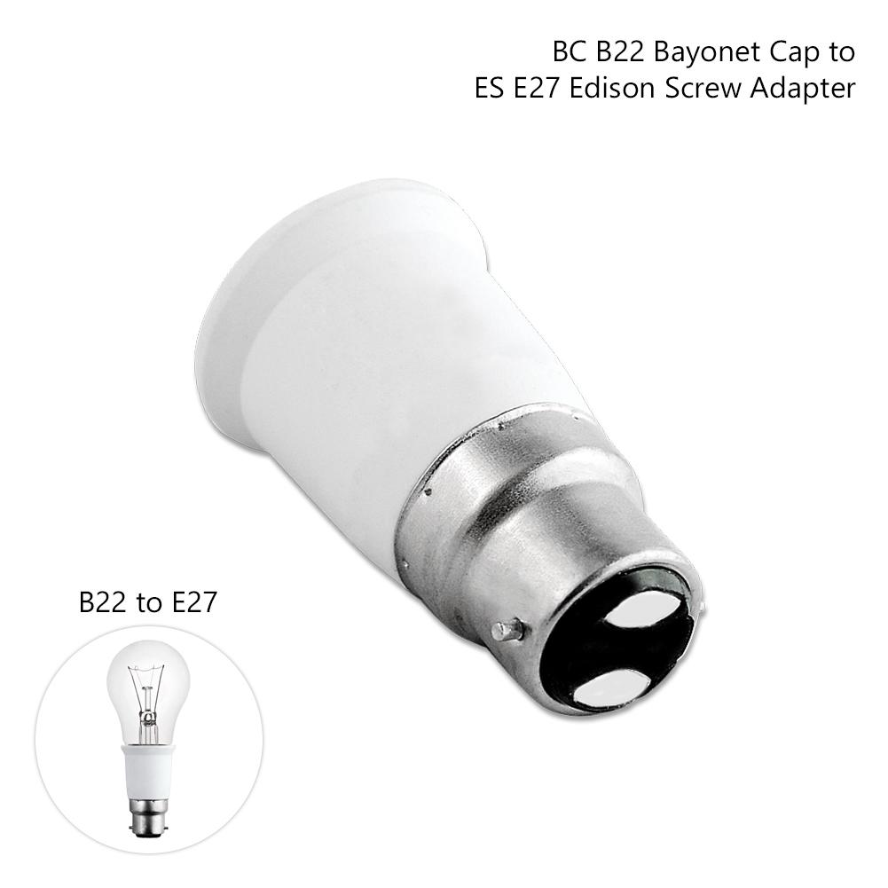 Plug ES to BC Socket E27 to B22 Bulb Adapter Connector
