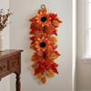 UV Resistant Autumn Sunflower Wall Hanging Simulation Sunflower Decor Swag Home Indoor Decor