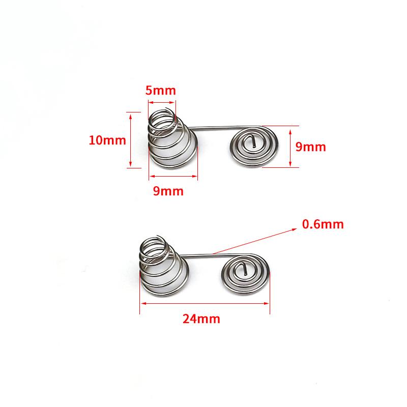 

5 шт. Батарейка ААА Никелевая проволочная пружина Батарейка АА Отрицательные и положительные катушки Пружинная контактная пластина Аксессуары для DIY