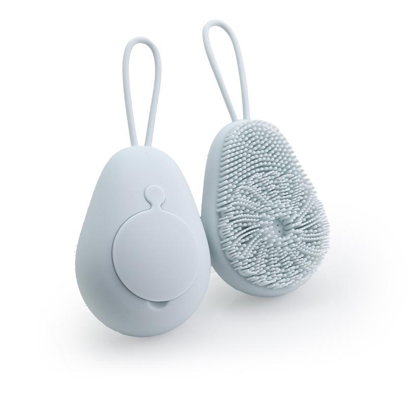 Double-Sided Silicone Bath & Massage Brush for Babies