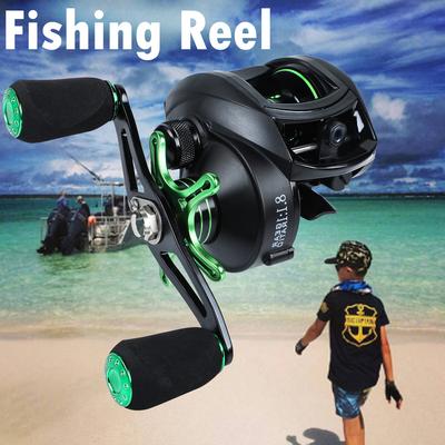 Fishing Reel Baitcasting Fishing Reel EVA Handle 8.1:1 Ratio Gear Carbon Baitcaster Fishing Reel