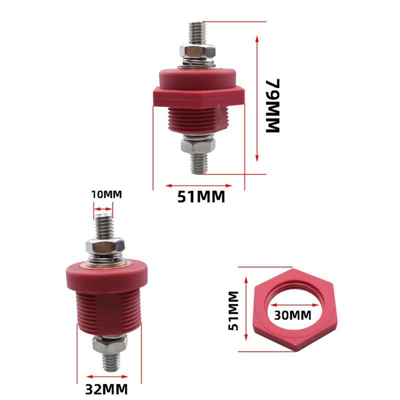 A59X-Car Thru Panel Battery Terminal Connector Terminals Ends Battery Terminal Connectors For Trucks Cars SUV Ships
