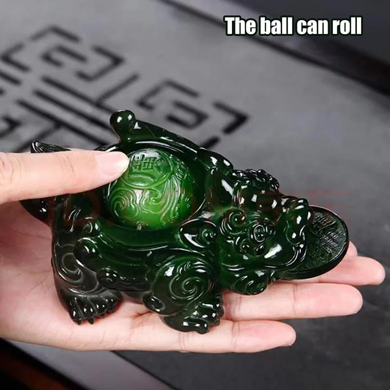 Hot! 1PC Boutique Tea Pet Water-spraying Pixiu Tea Pet Ornament Handmade Tea Ceremony Tea Game Financial Tea Table Gift