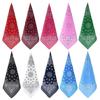 Fashion Luxurious Square Scarf Women Soft Hair Scarf Outdoor Unisex Headscarf for Hikers Cyclists and Travelers