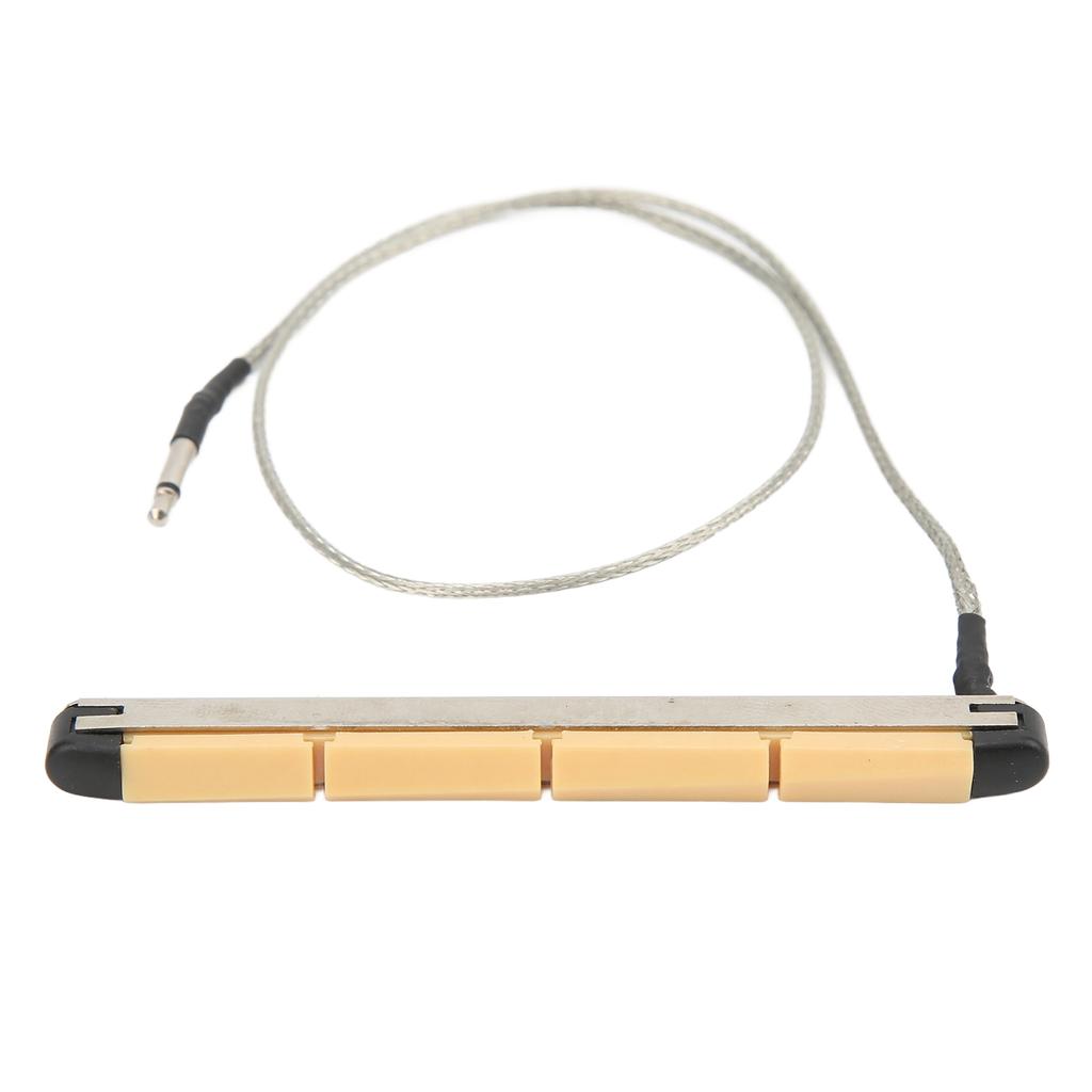 Under Saddle Transducer Piezoelectric Pickup Replacement for 4 String Acoustic Bass Guitar