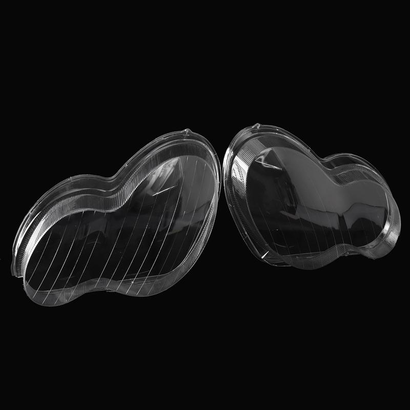 Headlight Clear Lens Lampshade Cover Fit For Mercedes Benz C-Class 2001-2007 W203 Headlamp Shell Lenses Car Accessories
