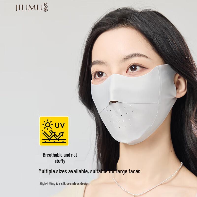 JIUMU Ice Silk Summer Full-Face UV Protection Mask MM103