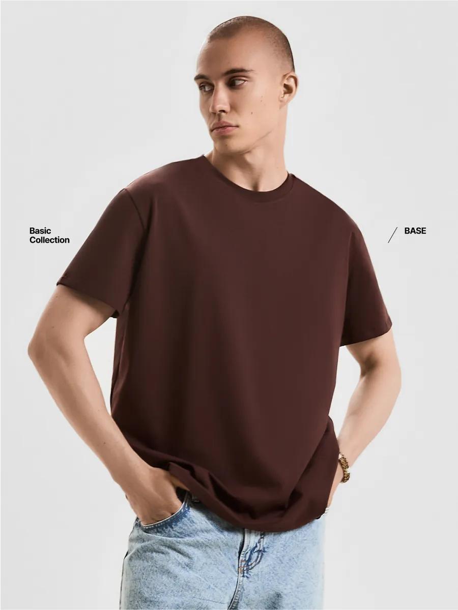 Basic solid cotton T-shirt S