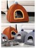 Pet Nest: Dual-Use Yurt Dog and Cat Bed for Small and Medium Dogs, All-Season Comfort