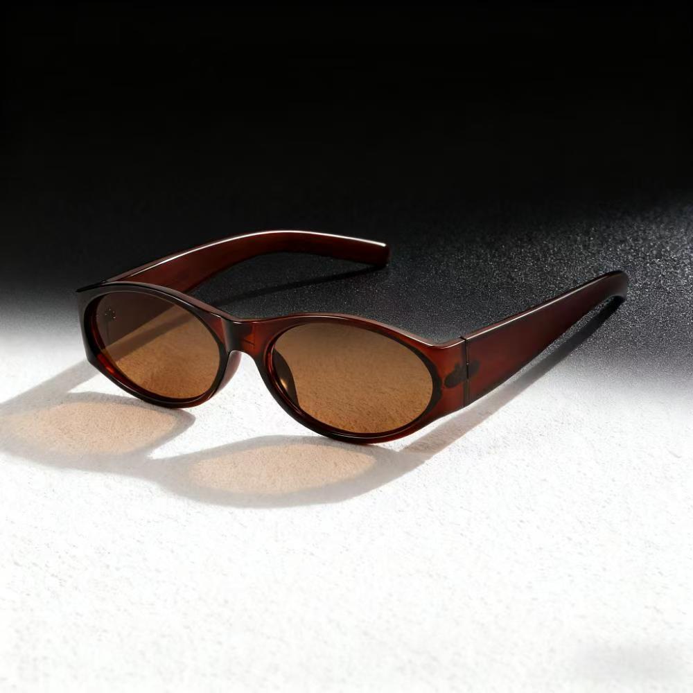 Premium Lightweight Comfortable Durable High Quality Stylish Retro Designer Style Oval Shaped Women Female Male Sun Glasses