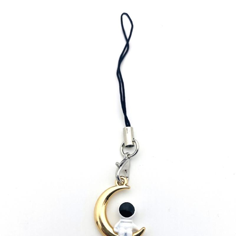Fashionable Couples Key Rings Moon/Star Astronaut Keychain Stylish Bag Accessory