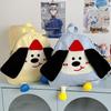 2025 Women's Cute Cartoon Puppy Embroidered Schoolbag - Lightweight Travel Backpack