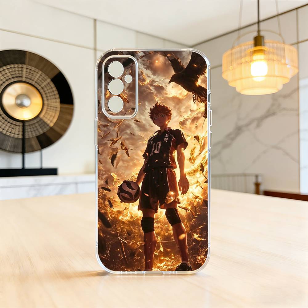 

H-Haikyuu Anime Phone Case Transparent Silicone Soft For SamsungA10,12,20,21S,30,31,40,50,51,52,70,71 Samsung a50 30s 50s