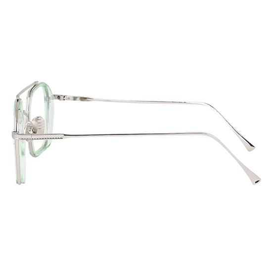 Brýle s blokováním modrého světla Dervin Herní filtr Transparentní šestiúhelníkové brýle pro ochranu očí, počítač/tablet/laptop/mobil/televize