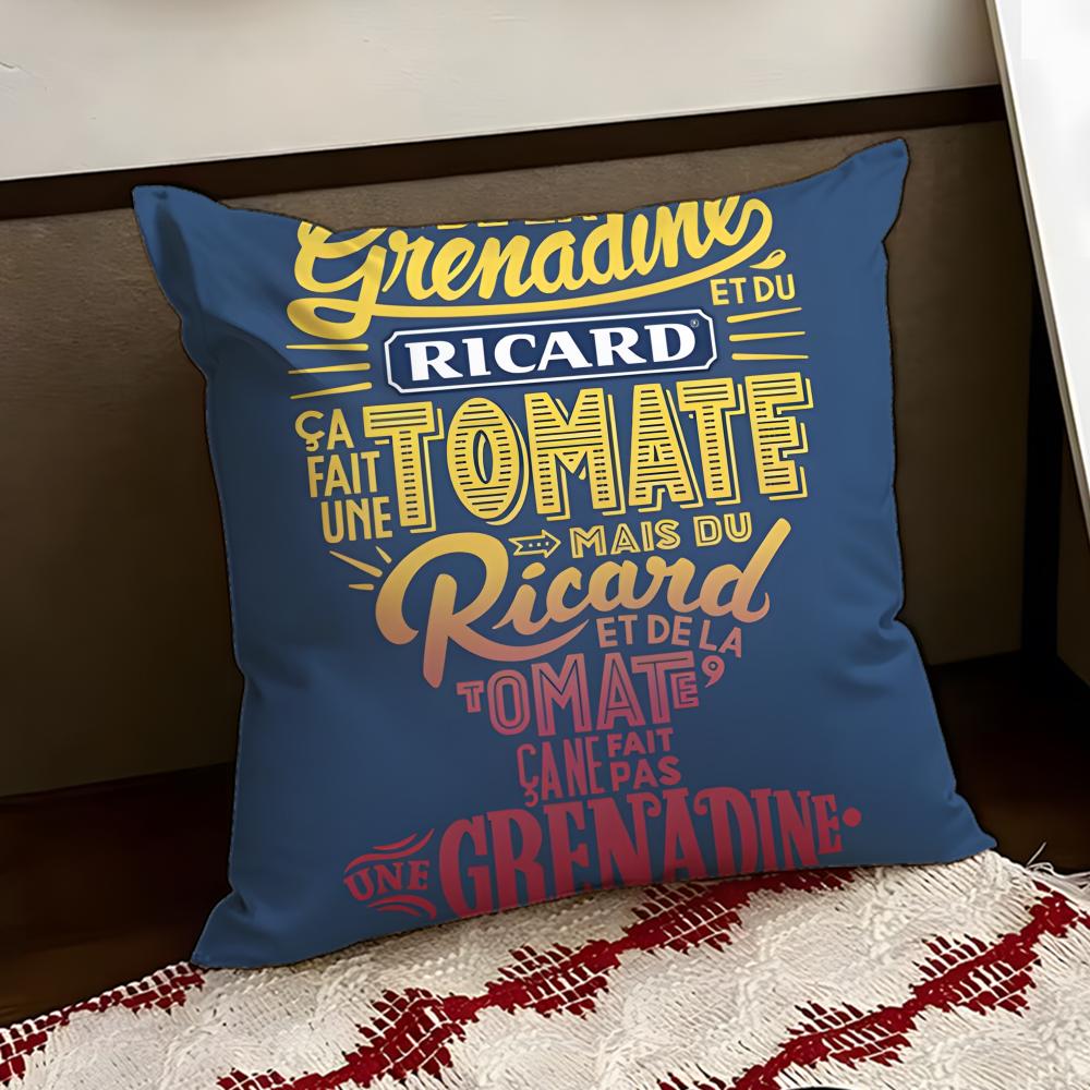 RRicards DDrink Cushion Cover Reversible Soft Durable Pillow Cover Home  Car MultiScene Use for Daily Comfort