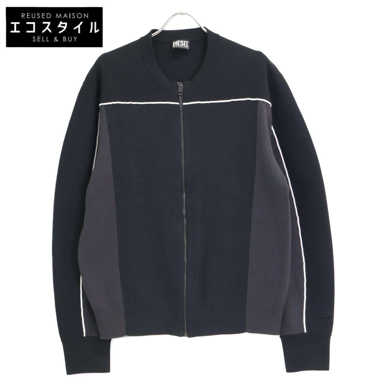 

DIESEL [Domestically Authorized] K-WICHITA Zip-Up Knit Jacket L blackUsed