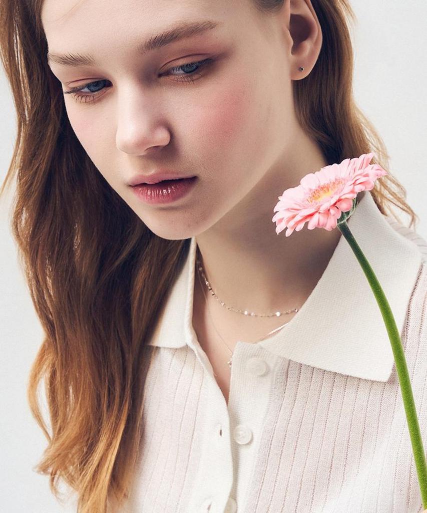 Dana Burton [925 Silver] Sparkle Crystal Necklace