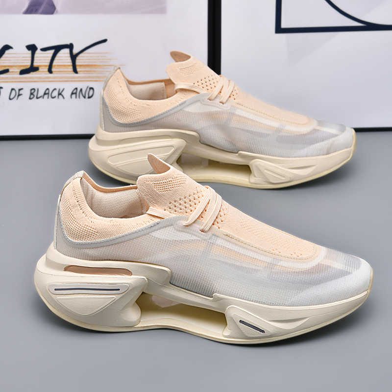 Fashion Thick Heeled Spring Autumn Sneakers For Men Vulcanize Street Shoes Men Teniz For Men Sport Tenis Super Offers Funky Health