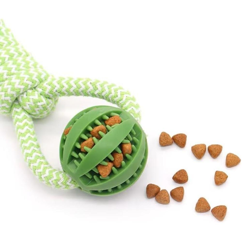 1 Piece of 37CM Woven Rope Toy with Textured Grip