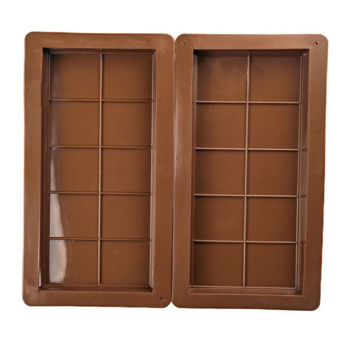 ZECOOK Moule Tablette Chocolat Dubai, Franui - 2PCS - Moule en Silicone sans BPA - Antiadhésif