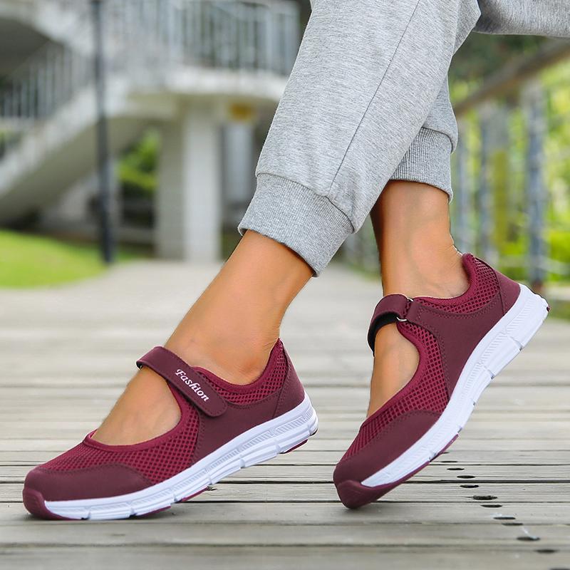 Fashion Women's Sneaker 2025 New Comfortable Ladies Shoes Mesh Fabric Sneaker Women Platform Tenis Feminino Casual Sneaker Woman