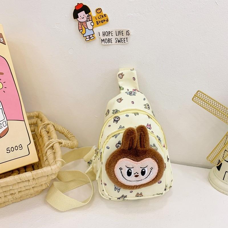 Trendy Cartoon Children's Lightweight Crossbody Bag For Kids In Vibrant Colors