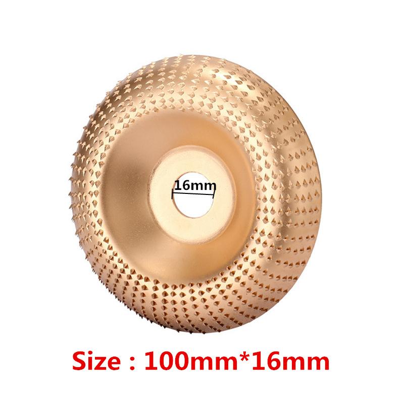 Wood Shaping Sanding Disc, Tea Tray Carving Buffing Pad, Angle Grinder Wood Carving Burr Disc Polishing Wheel