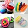 10 PCS Cute Accessories Women Ponytail Holder Candy Color Hairband Hair Rope