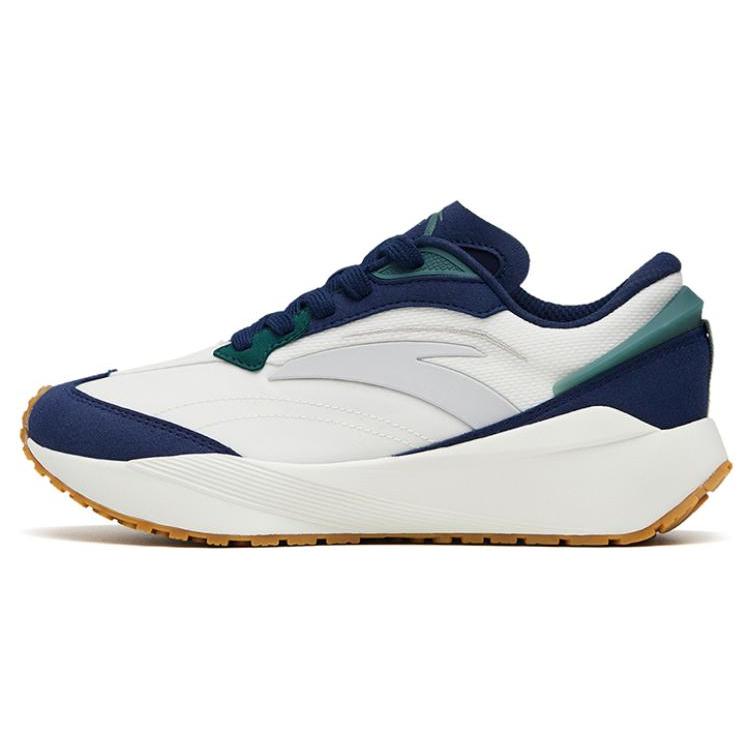 

Новые спортивные повседневные кроссовки Anta Rock Candy с низким верхом, легкие, противоскользящие и износостойкие, женские, бело-сине-зеленые 922328856-5