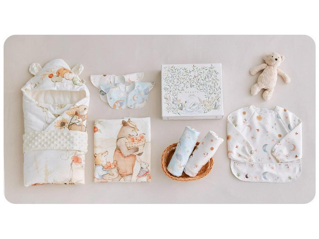 Newborn Baby Swaddle Blanket with Mulberry Silk - Velvet Plush for Delivery Room and Home