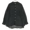 O2 BETTER THAN ONE Long Sleeve Linen Shirt 2 Black Men's Used