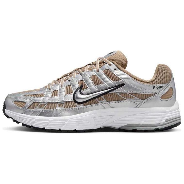 Nike P-6000 Khaki Metallic Silver Men s HQ3030-200 EU 43
