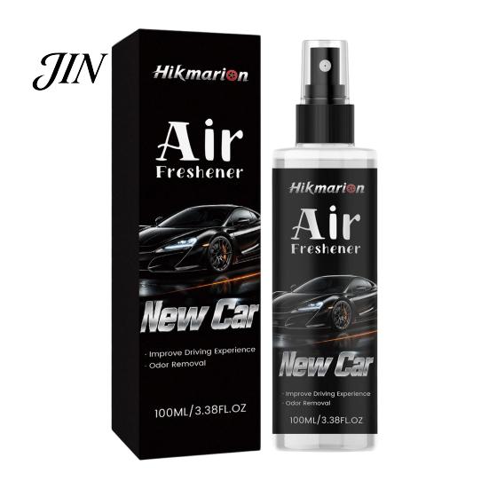 Car Air Freshener Spray, New Scent Odor Eliminator for Smoke Food Smell Pet, 100ml Fresh Fragrance Vehicle Interior, Portable Deodorizer Cleaner Road