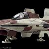 BANDAI SPIRITS Star Wars 1/72 A-Wing Starfighter Color-coded Plastic Model (New Package Version)
