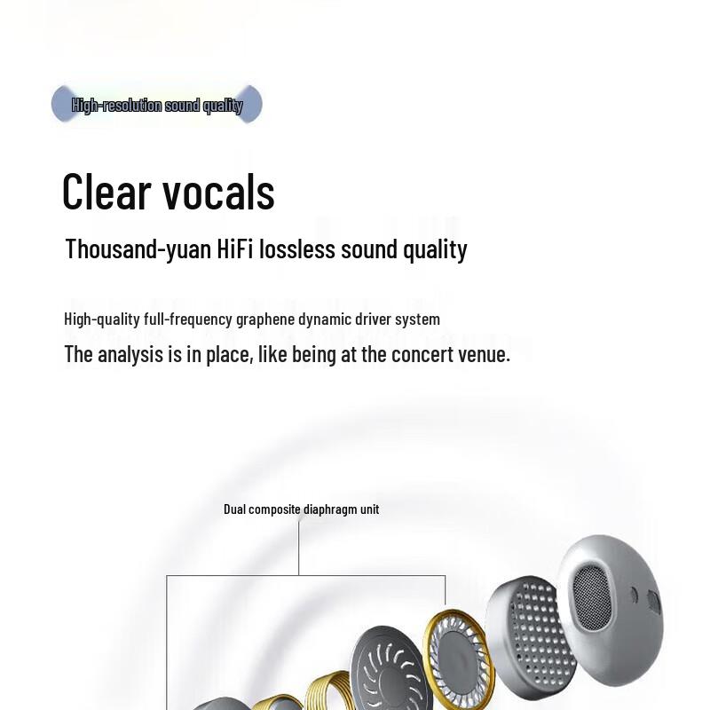 OKSJ J6 Pro Wireless Noise-Cancelling Earbuds