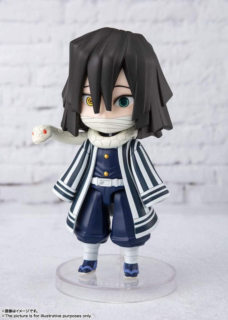 TAMASHII NATIONS Figuarts Mini Demon Kimetsu No Yaiba Iguro Kobanai Approximately 90mm Painted Movable Figure 197427 Slayer PVC/ABS