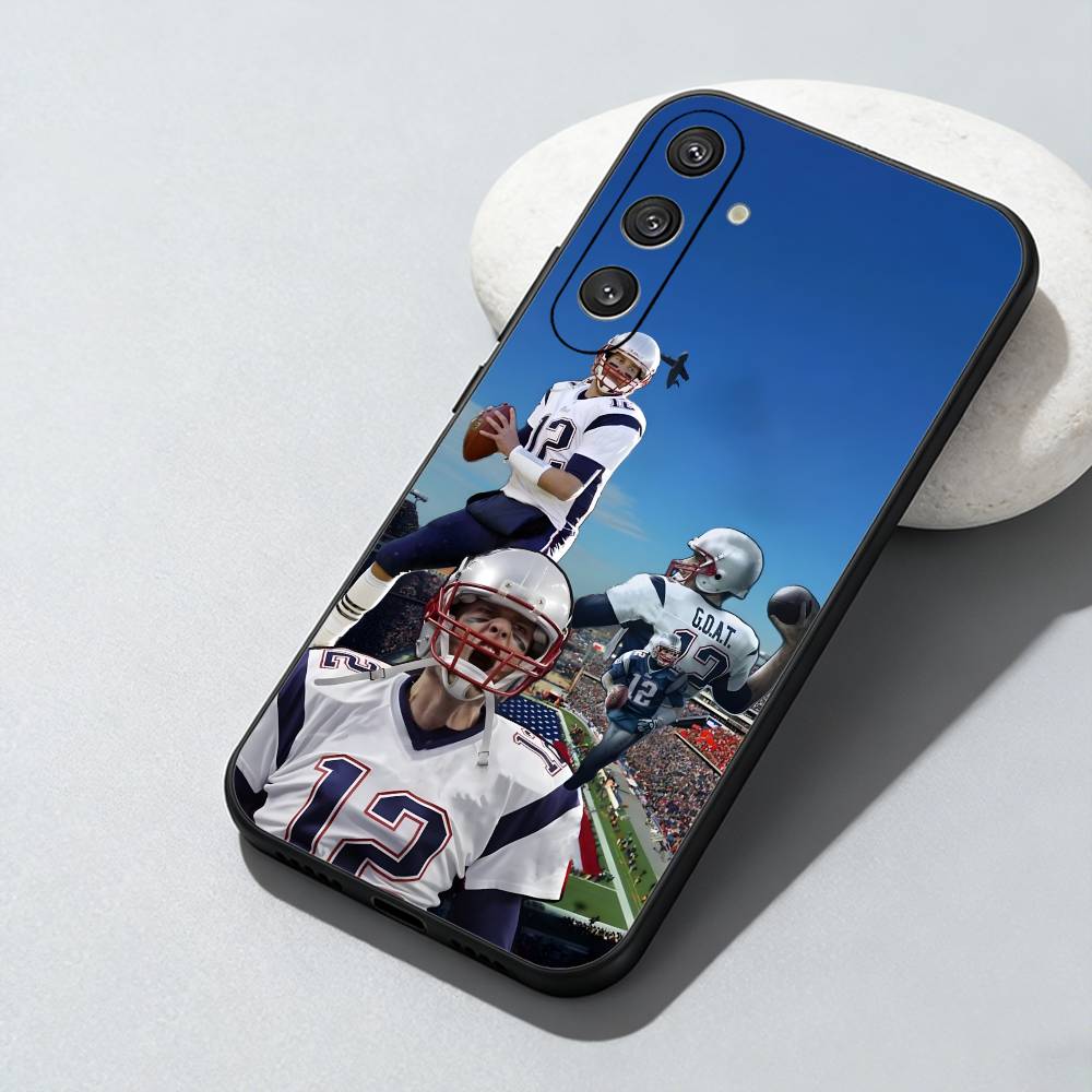 

Чехол для телефона с изображением бейсболиста Т-Тома Б-Брэди для Samsung Galaxy A73, A72, A71, A70, A52, A51 и других моделей. Мягкий черный чехол Samsung a22 4g