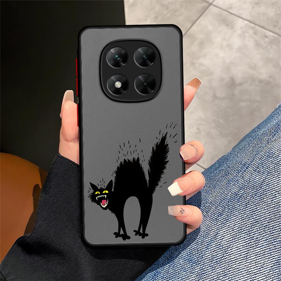 Case for Xiaomi Redmi Note 14 10 11 13C 12 9S 13 Pro Plus A4 14C Funda Back Phone Cover Lrritable Cat