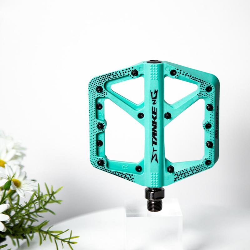 Ultralight Nylon MTB Bicycle Pedals Widen Non-slip DU+1 Bearing Flat Platform Pedals Mountain Road BMX Bike Cycling Accessories